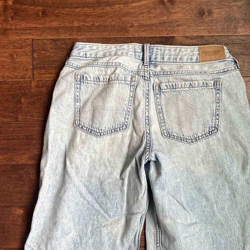 Abercrombie Kids Denim Blue Relaxed Jeans
